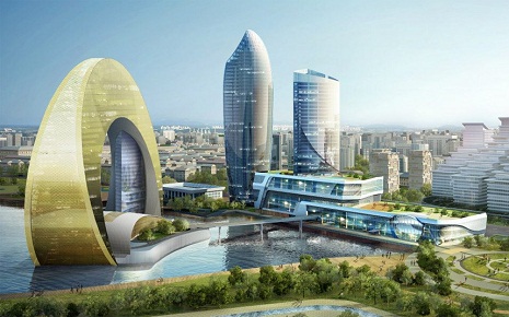 Attractions of the future: Baku `Crescent` among them - PHOTOS